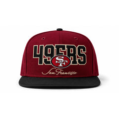 NFL Gorra Hombre San Francisco 49ers Burdeo