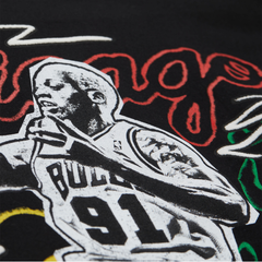 NBA Polera Chalked UP Hombre Chicago Bulls Dennis Rodman