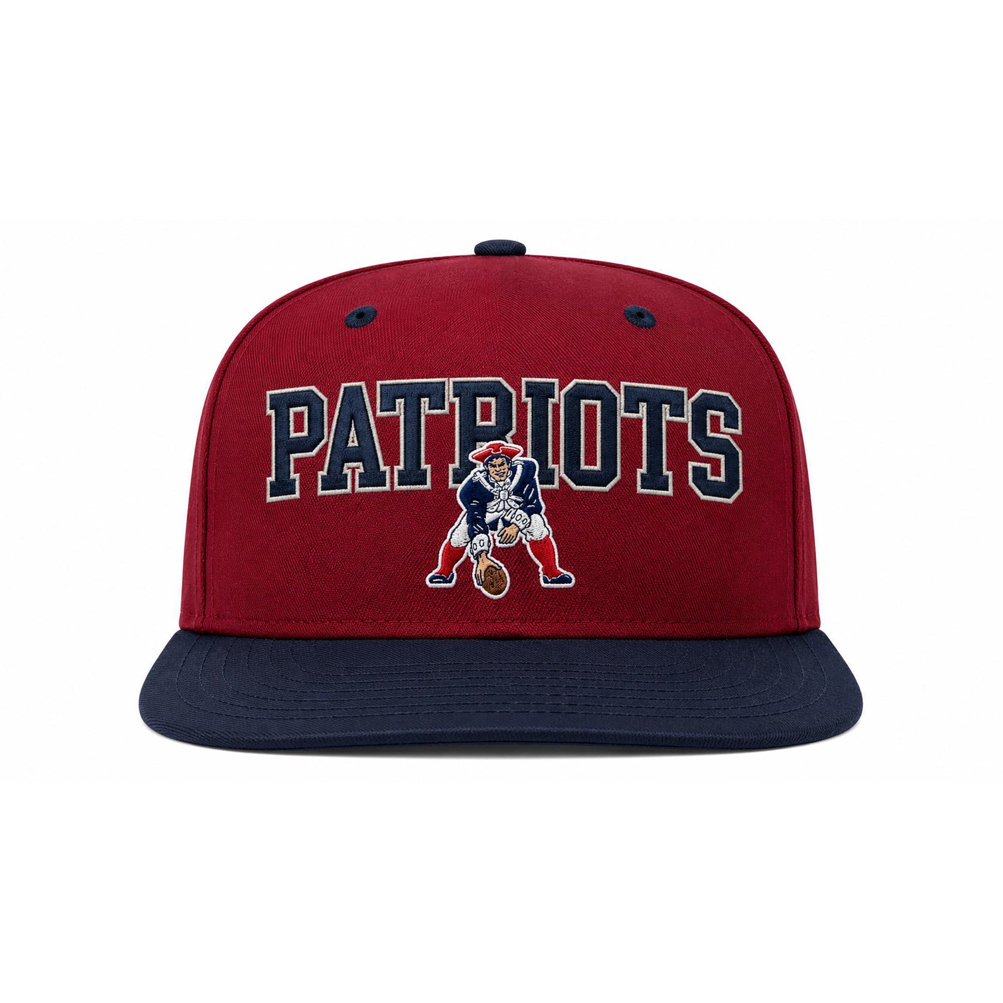 NFL Gorra Hombre New England Patriots Burdeo