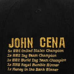 WWE Gorra Gold Hombre John Cena Negro