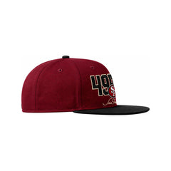 NFL Gorra Hombre San Francisco 49ers Burdeo