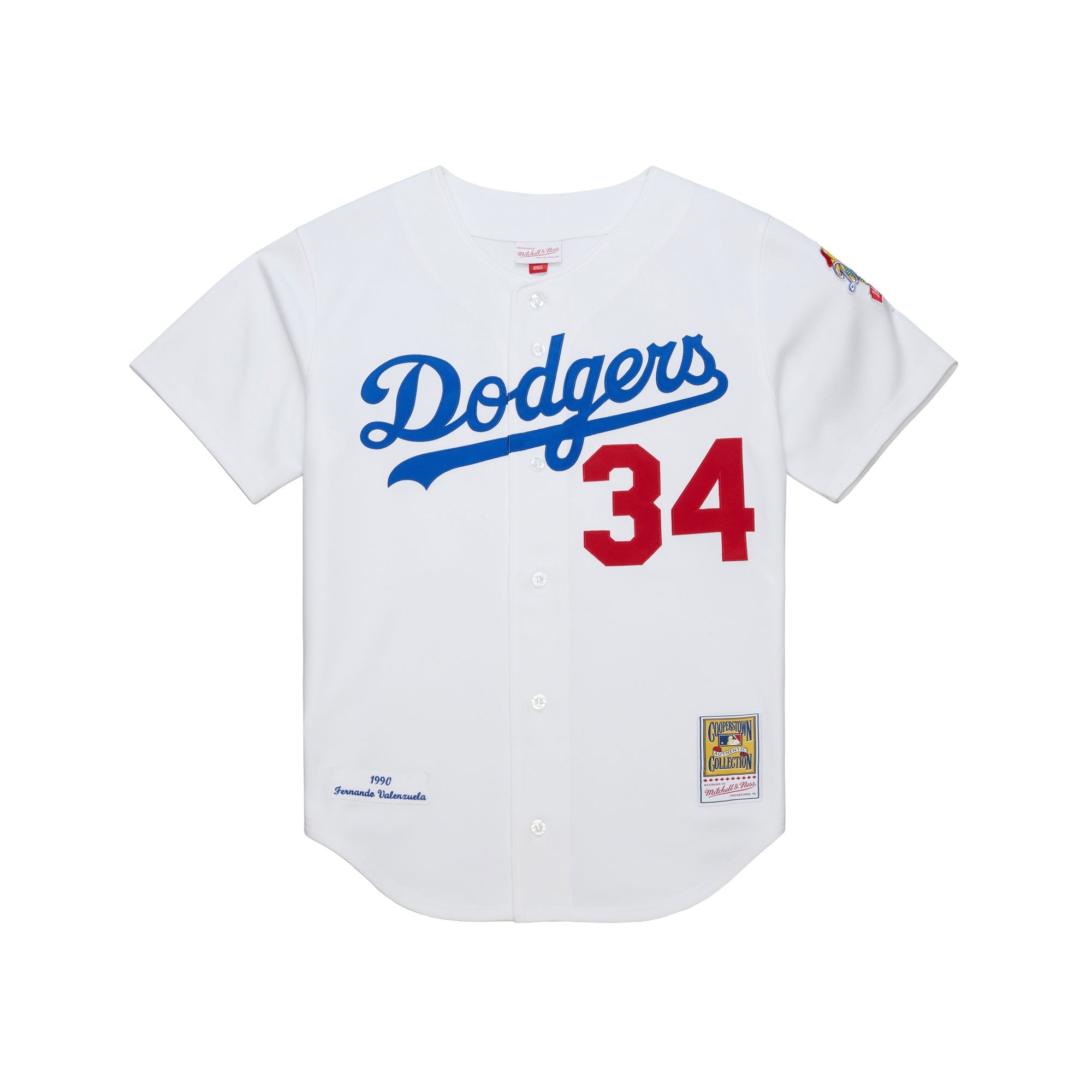 MLB Jersey Evergreen Collection Hombre Los Angeles Dodgers Fernando Valenzuela
