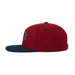 NFL Gorra Hombre New England Patriots Burdeo