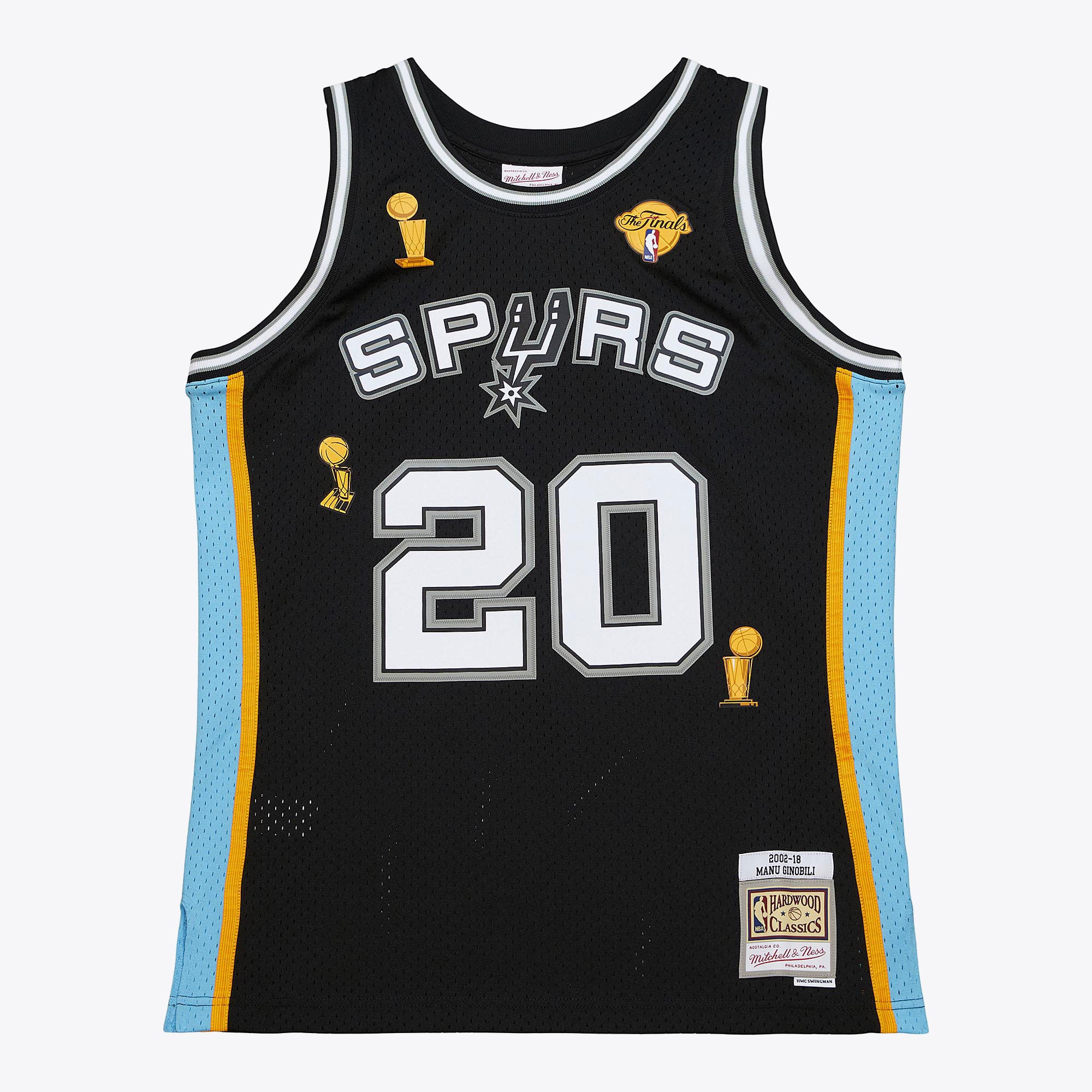 NBA Jersey Hombre San Antonio Spurs Manu Ginobili