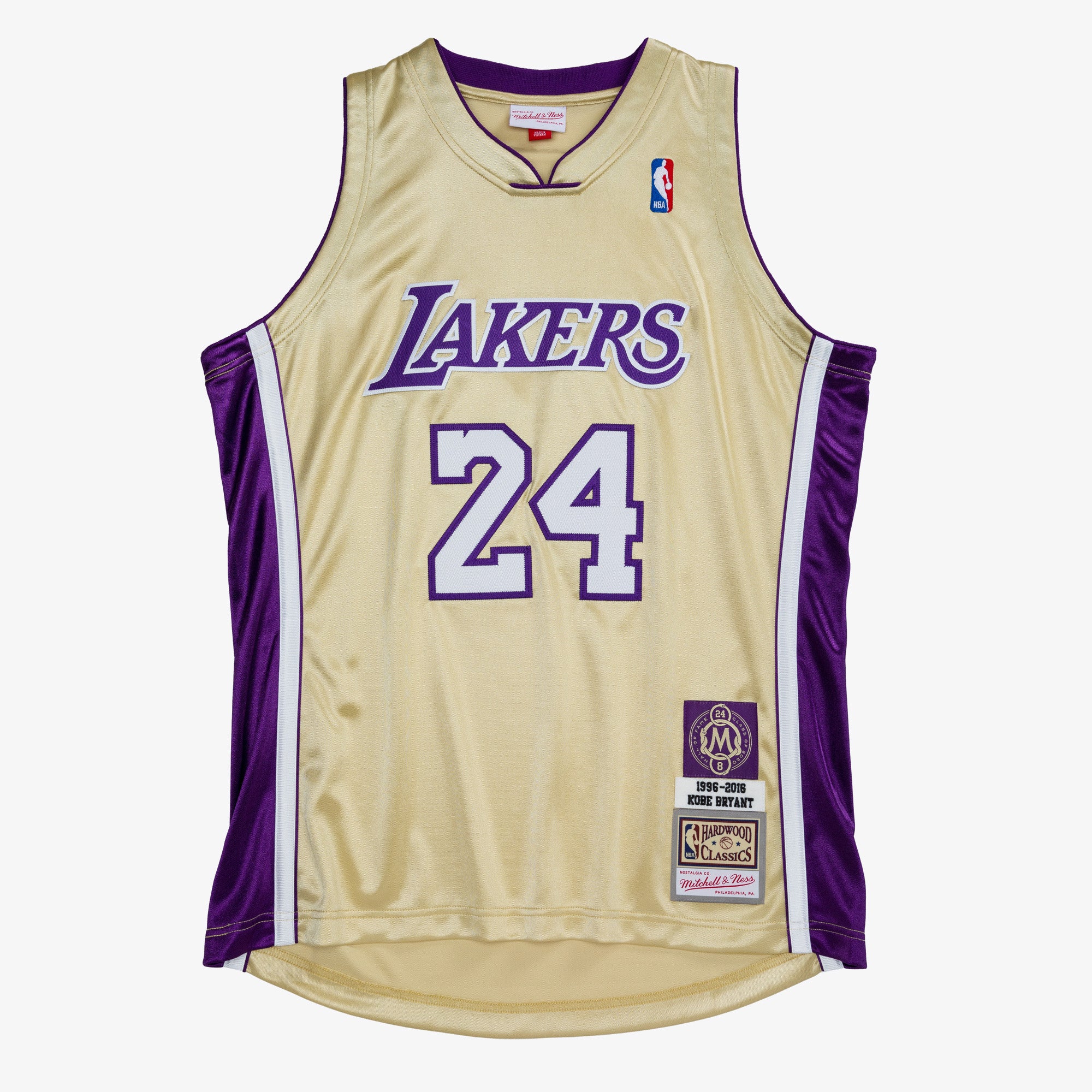 NBA Jersey Authentic Hombre Los Angeles Lakers Kobe Bryant