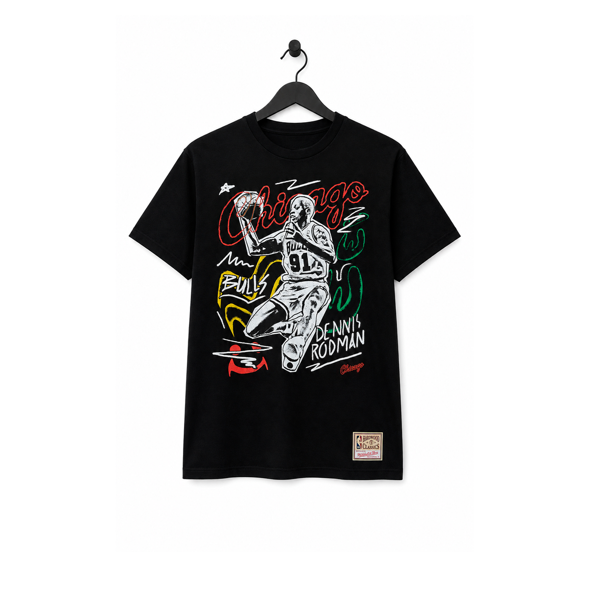 NBA Polera Chalked UP Hombre Chicago Bulls Dennis Rodman