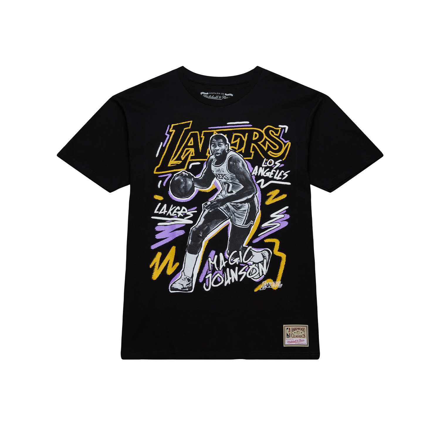 NBA Polera Chalked UP Hombre Los Angeles Lakers Magic Johnson