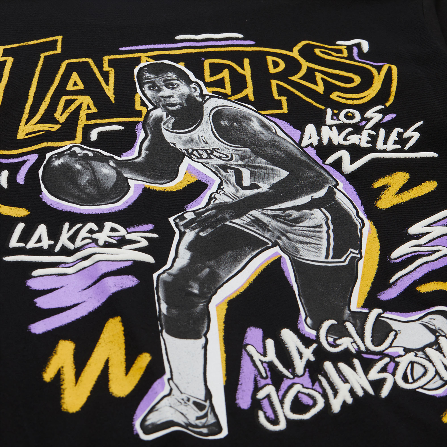 NBA Polera Chalked UP Hombre Los Angeles Lakers Magic Johnson