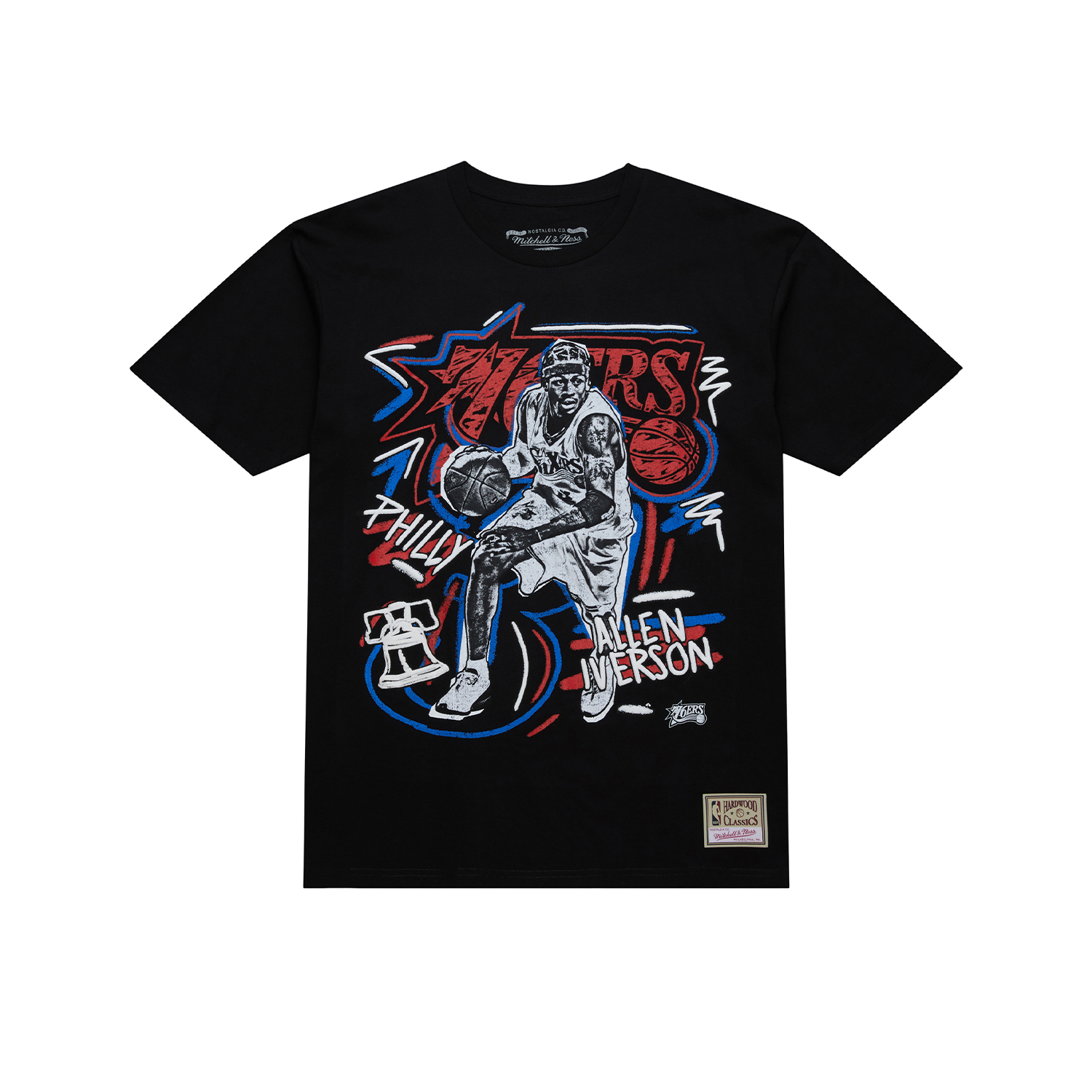 NBA Polera Chalked UP Hombre Philadelphia 76ers Allen Iverson