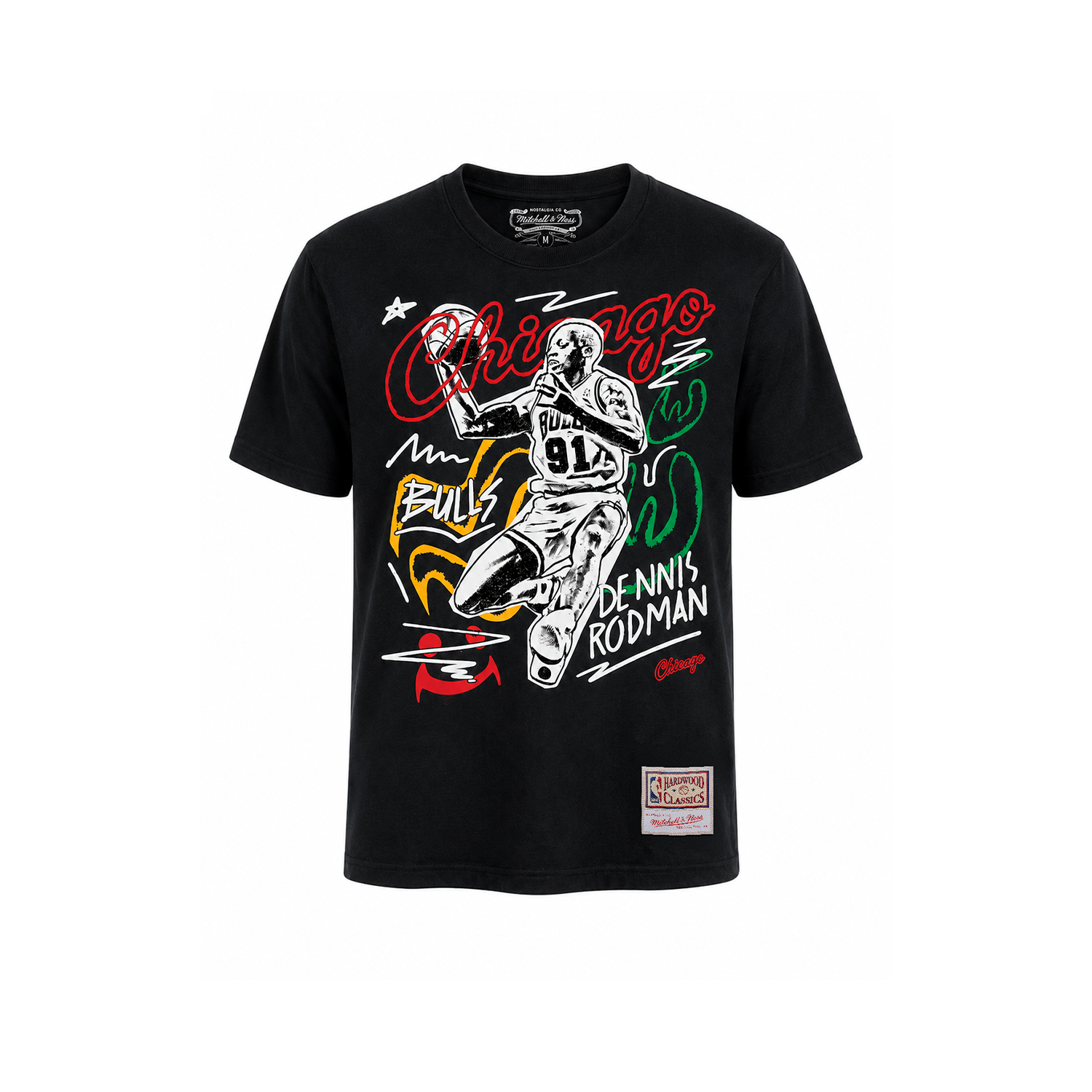 NBA Polera Chalked UP Hombre Chicago Bulls Dennis Rodman