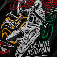 NBA Polera Chalked UP Hombre Chicago Bulls Dennis Rodman