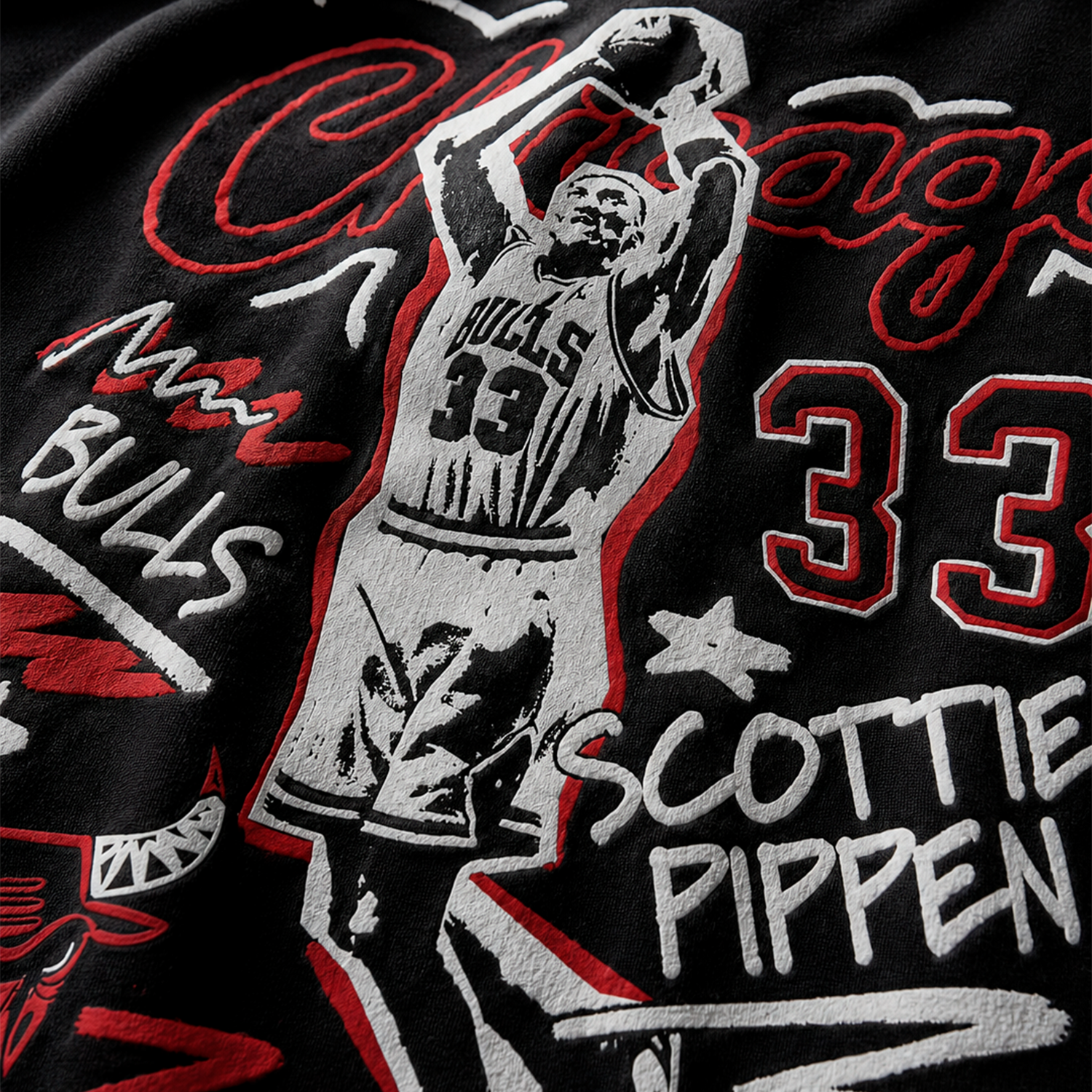 NBA Polera Chalked UP Hombre Chicago Bulls Scottie Pippen